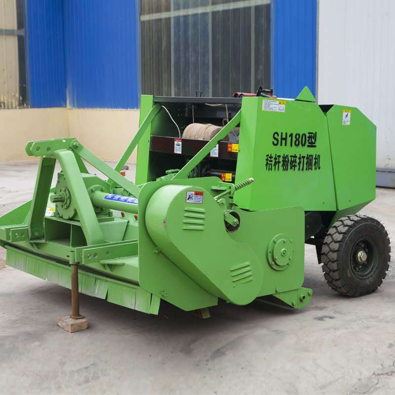 农用秸秆自动捡拾打捆机玉米秸秆粉碎打捆机履带自走式方捆打捆机