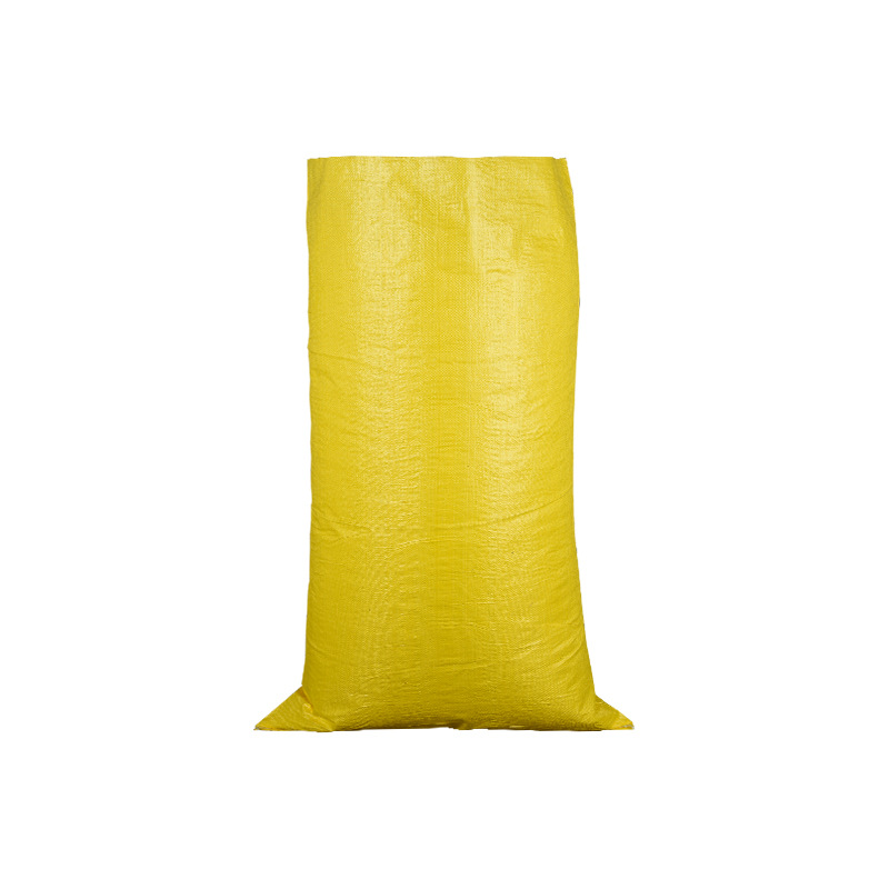 Bolsas tejidas de color amarillo brillante, bolsas de piel de serpiente, bolsas de embalaje para logística de entrega urgente, bolsas para mudanza de ropa, sacos grandes para granos y alimento.