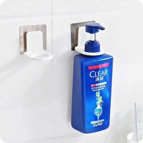T2391 Wholesale Wall Magic Sticker Shower Gel Hanger Shampoo Hand Sanitizer Wall Suction Wall Manufacturer Traceless Hook