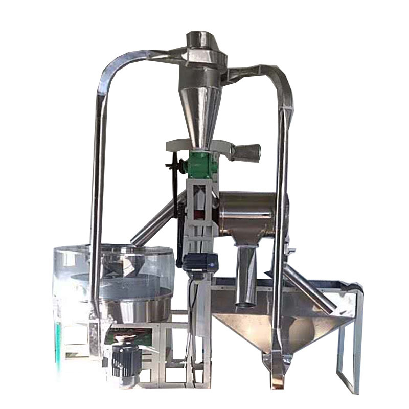 五谷杂粮小麦SM100石磨面粉机械粮食加工设备谷物全麦用磨粉机