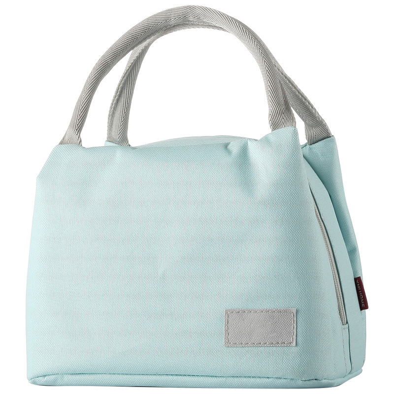 Bolsa de aislamiento de papel de aluminio grueso bolsa de almuerzo impermeable bolsa de merienda de lona con bolsa de arroz bolso lonchera bolsa