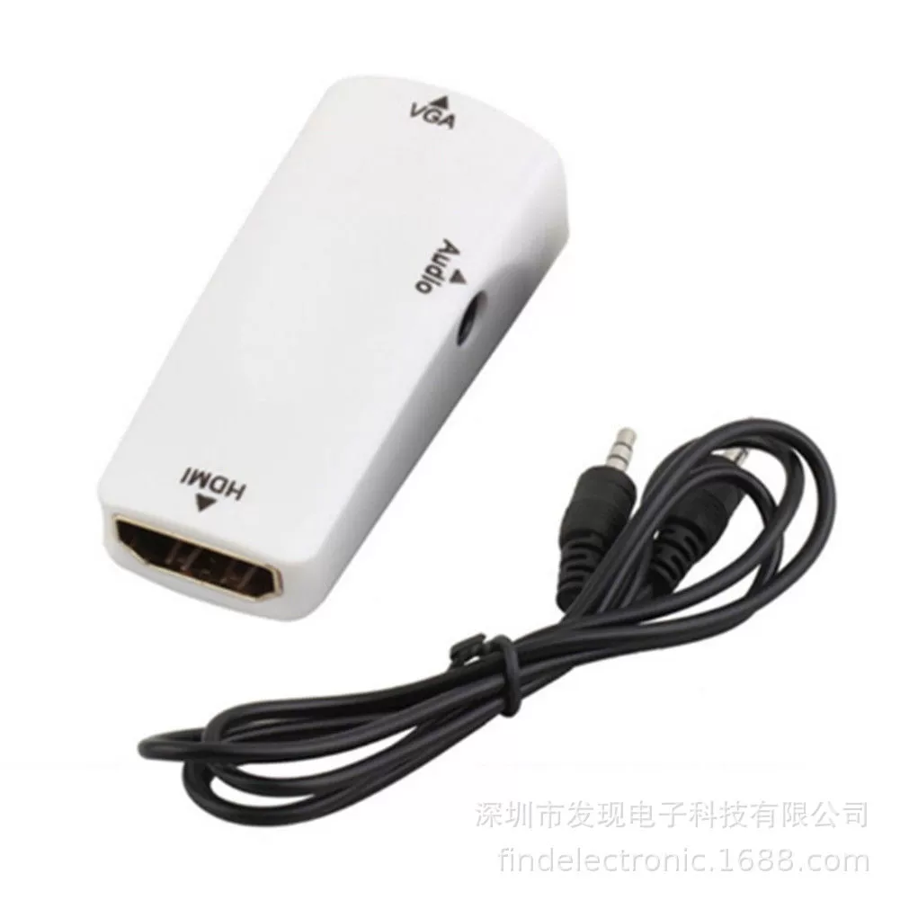 HDMI moeder в VGA материнский преобразователь HDMI к VGA поворотник компьютерный звонок проектор дисплей аудио