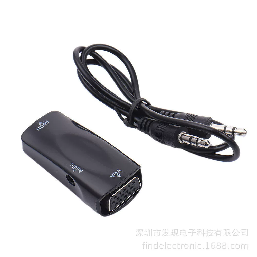 HDMI moeder в VGA материнский преобразователь HDMI к VGA поворотник компьютерный звонок проектор дисплей аудио