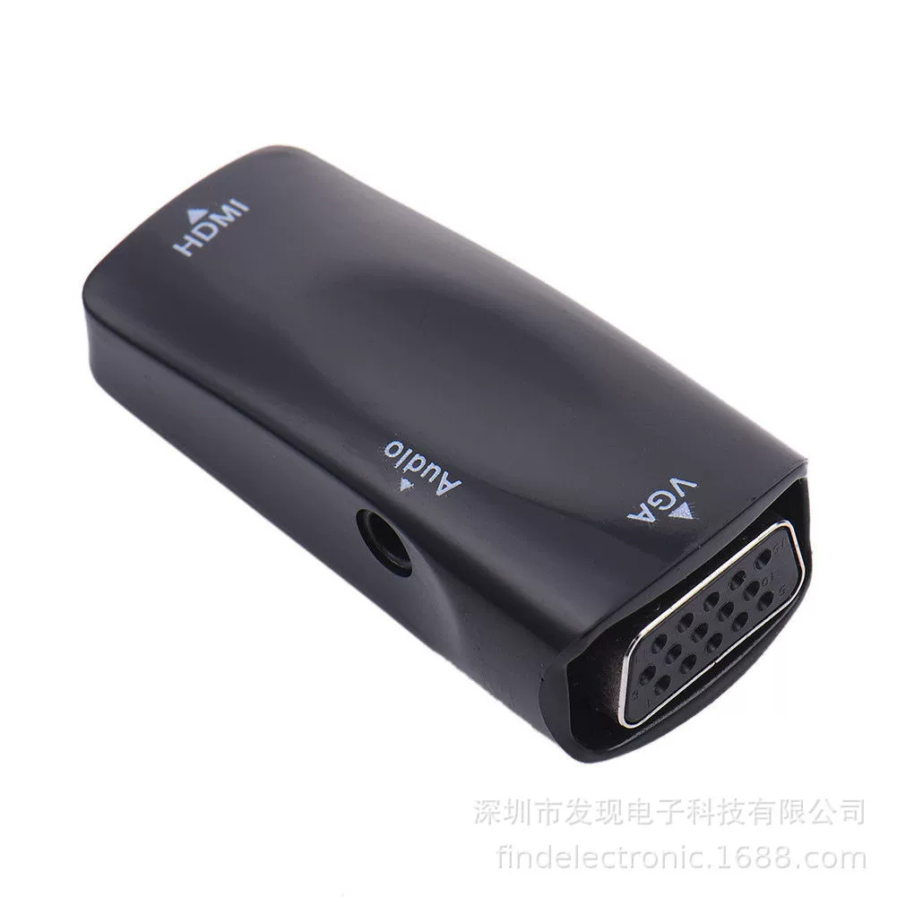 HDMI moeder в VGA материнский преобразователь HDMI к VGA поворотник компьютерный звонок проектор дисплей аудио