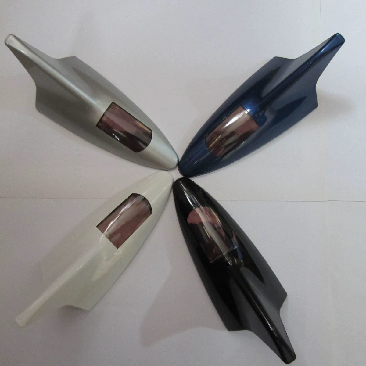 Авто анти-задние солнечные вспышки сигнальные огни Акула плавник с лампой антенны анти-задние сигнальные огни