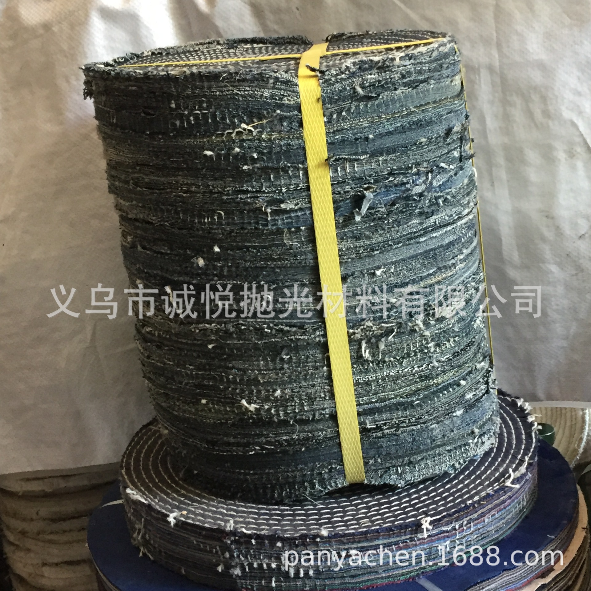 抛光轮 上沙牛胶轮 粘沙抛光轮 牛仔杂布轮