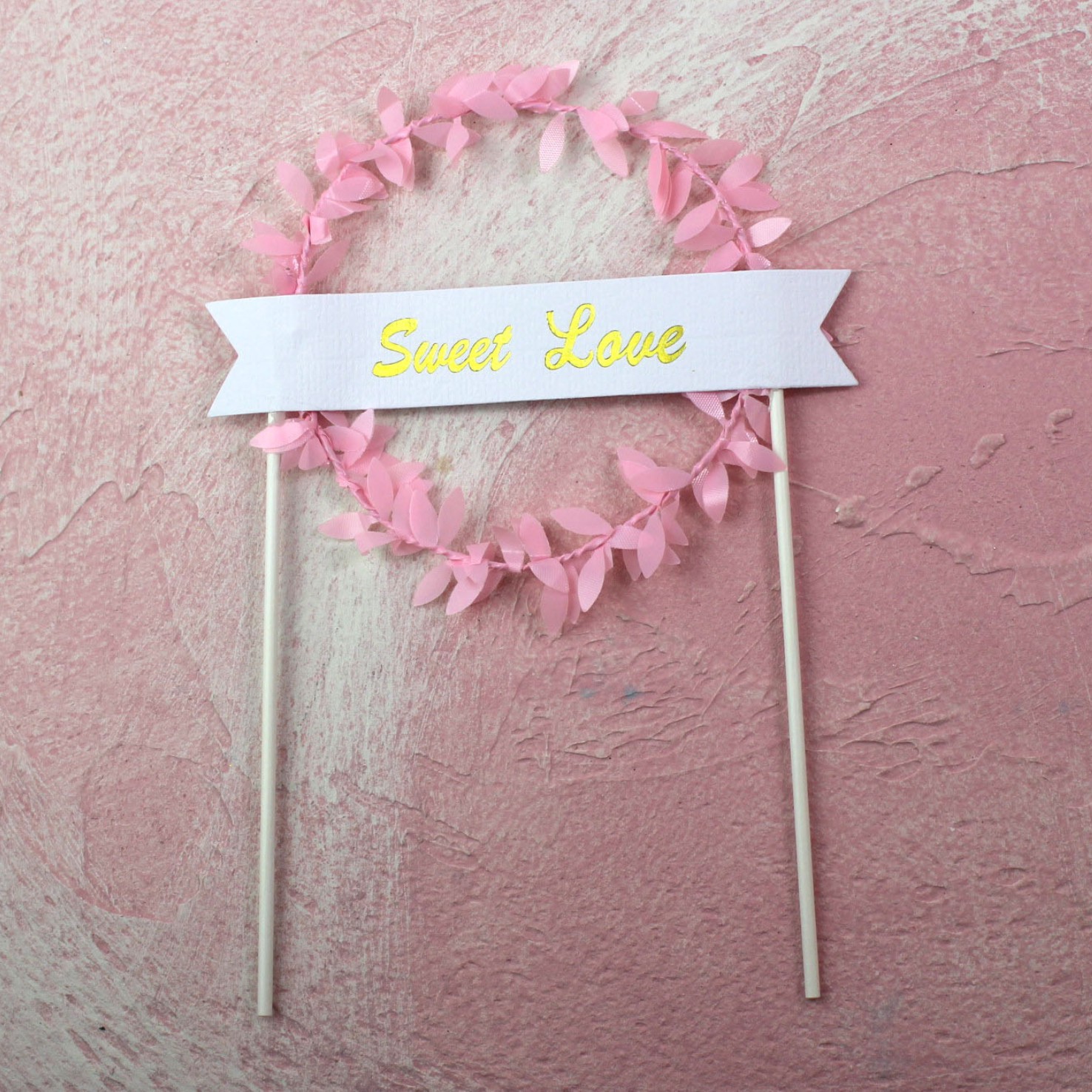 Decoración pastel anillo ratán, feliz cumpleaños, boda, colorido