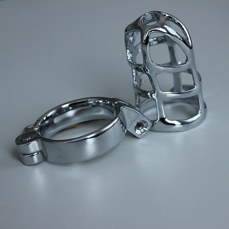 Suministrado directamente por el fabricante, juguete sexual clásico CB3000, anillo de metal tipo jaula para pájaros, anillo alternativo JJ, anillo para pene masculino. image 3