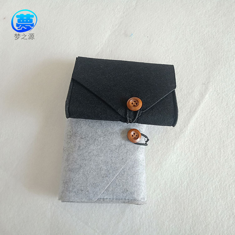 毛毡电源收纳包 笔记本毛毡收纳盒充电宝数据线收纳袋厂家批发