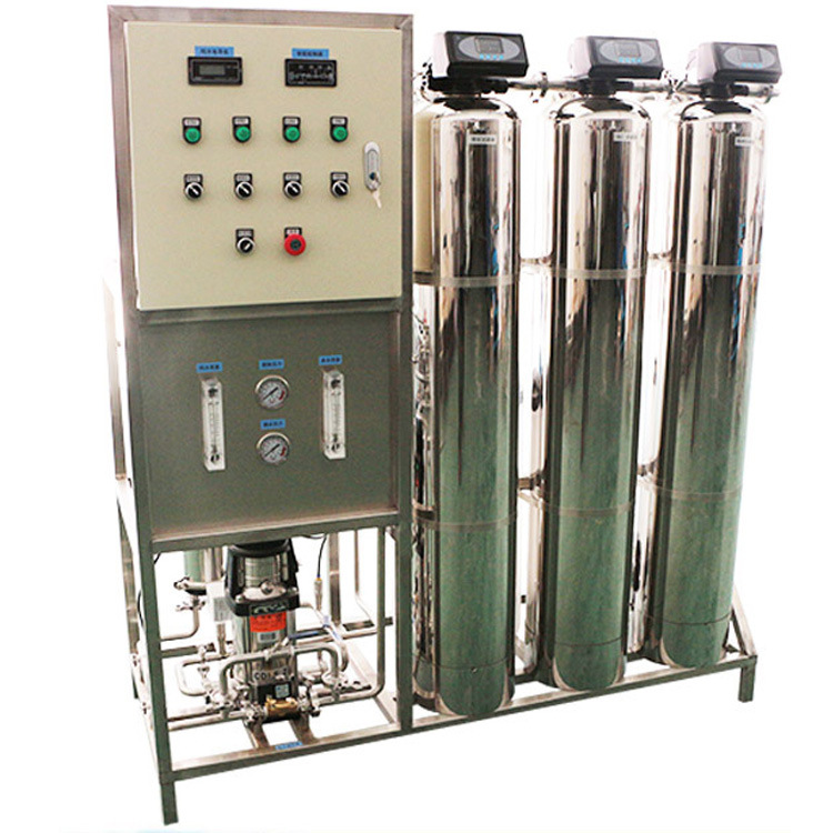 0.5吨单级RO反渗透净水设备 纯水处理机器饮用水膜过滤净化纯净水