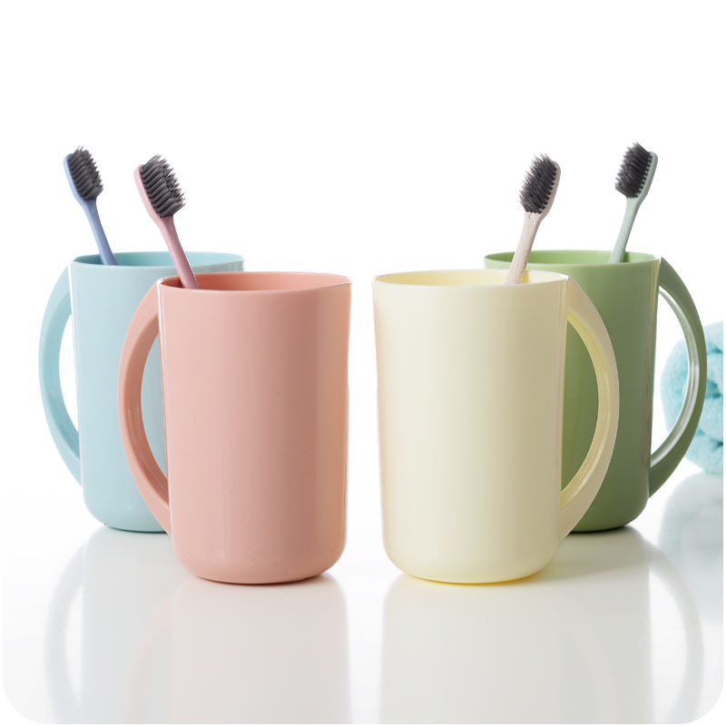 Simple creativo taza de enjuague bucal cepillo de dientes taza moda espesado plástico pareja lavado taza de dientes taza