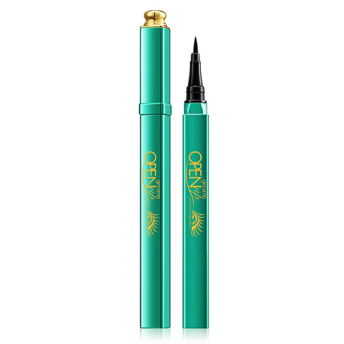 Gemeng Peacock Liquid Eyeliner Pen, Quick-drying, Waterproof, Sweat-proof, Long-lasting, No Smudge, No Stripping, Makeup Eyeliner for Beginners