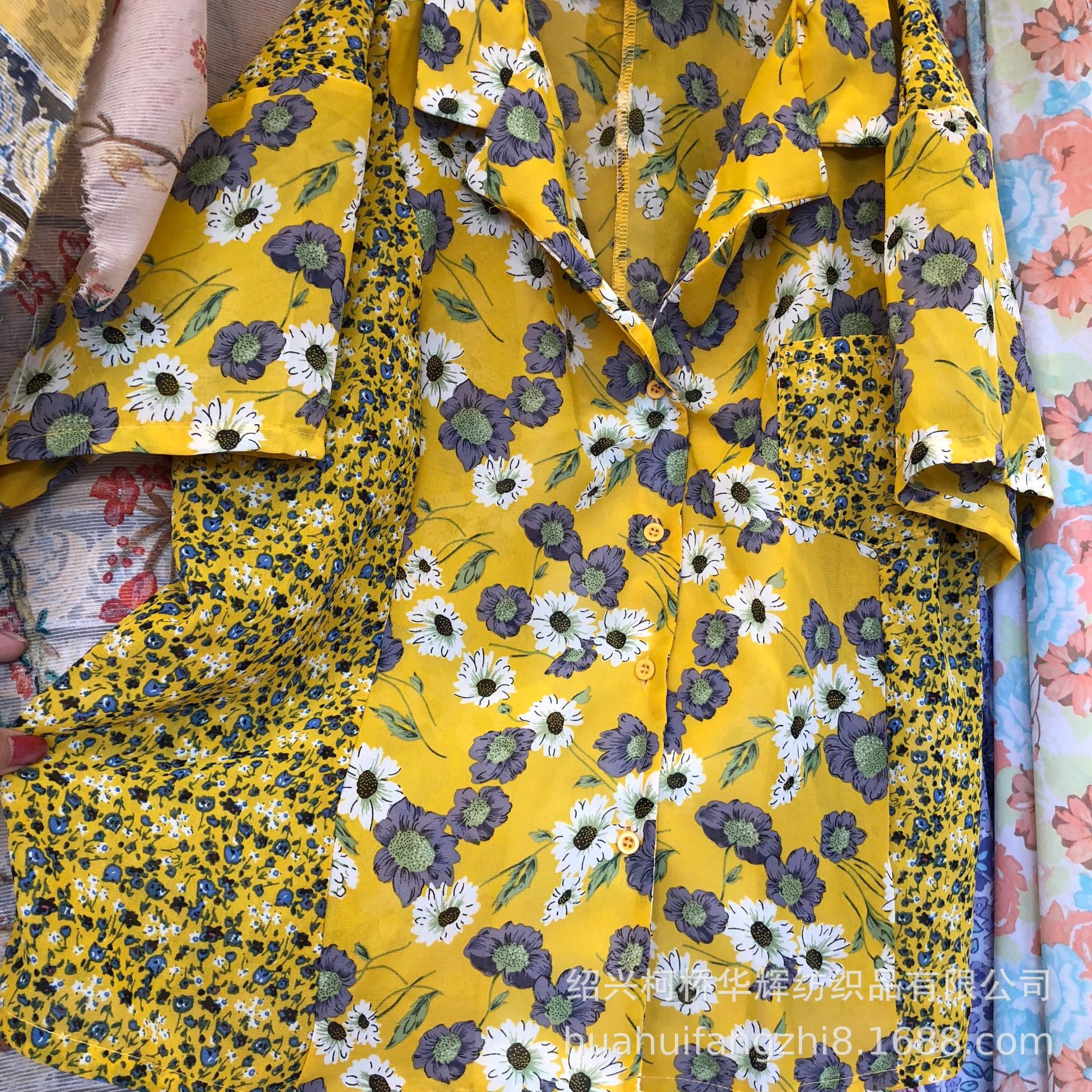 雪纺印花 数码印花 女装连衣裙面料 各类雪纺底布印花 服装单品质