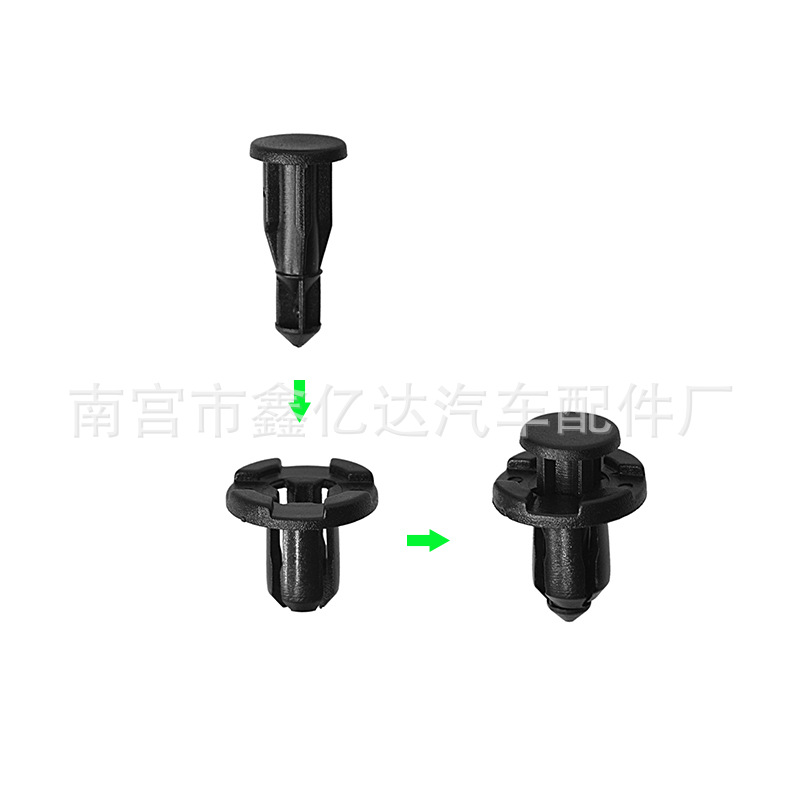 Aplicable a BMW fábrica al por mayor coche accesorios parachoques hebilla/serie X5 perforación clavo hebilla B108