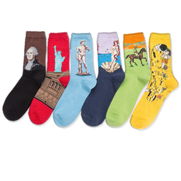 Spot autumn and winter New Character Series Happy Socks fashion cotton socks casual couples cotton socks wholesale Spot autumn and winter New Character Series Happy Socks fashion cotton socks casual couples cotton socks wholesale