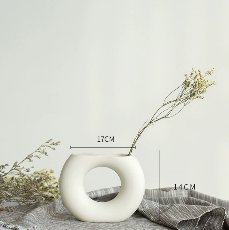 Ceramic fresh modern white decorations for living room, home decor