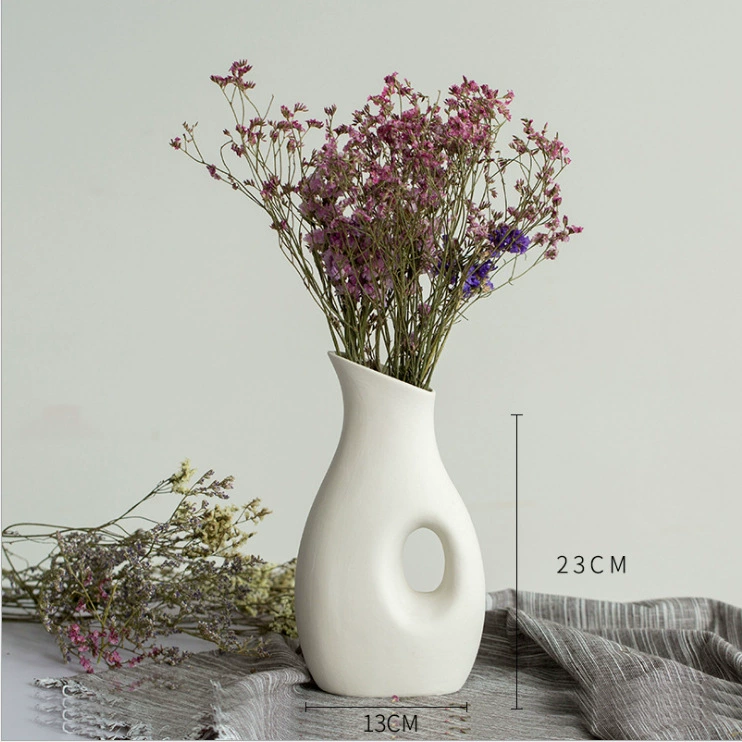 Ceramic fresh modern white decorations for living room, home decor