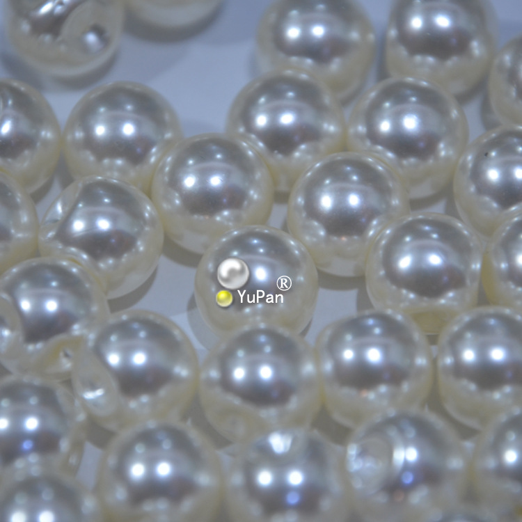 Cruz-agujero perlas imitación botón borde agujero decorativo hebilla de plástico perla perlas sueltas placa hebilla accesorios zapatos y sombreros Accesorios