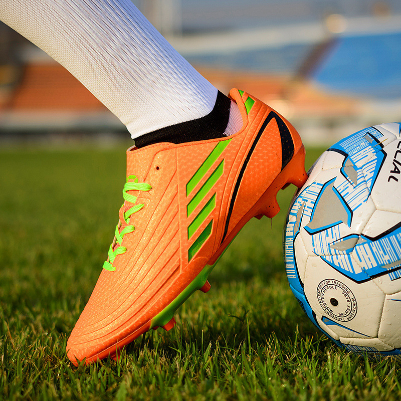 Cross-Border New Model of Artificial Turf Soccer Shoes for Middle-Aged and Older Children, Adults, Teenagers, Men's Outdoor Wear-Resistant Sports Shoes for Men