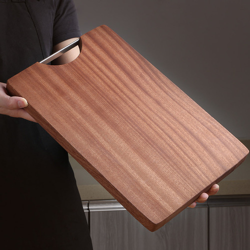 Whole wood ebony cutting board, no cracking, no mold, cutting board, solid wood household chopping board, chopping board, wholesale one-piece drop shipping