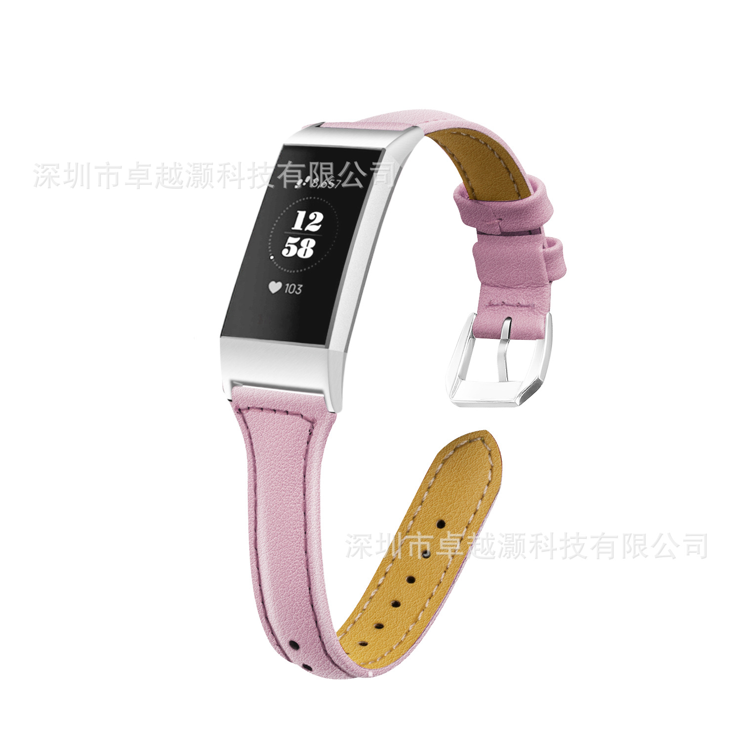 Para Fitbit charge3 reloj primera capa de cuero vaca reemplazo Correa muñeca charge3 cinturón