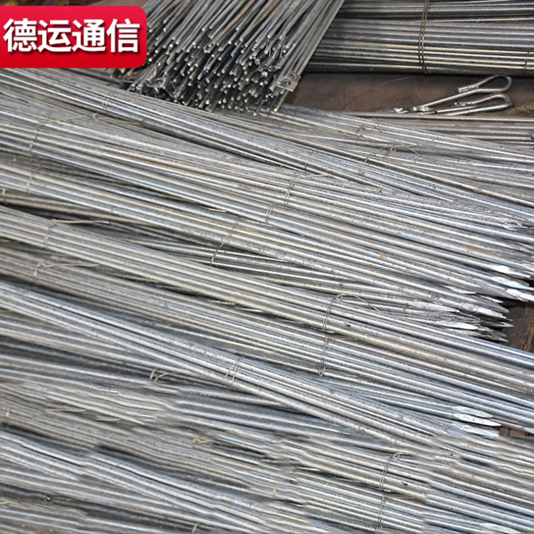 厂家直销电力丁字接地针 接地极接地棒镀锌接地桩线避雷针