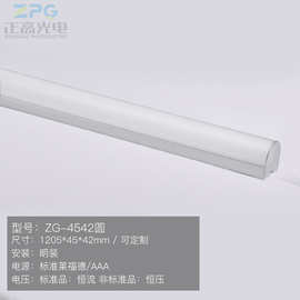 简约LED线条灯办公照明商场线条长条吊灯可选尺寸条形灯可拼接