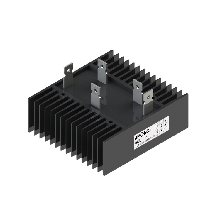 SQL200A1600V SQL200-16 三相全波整流桥整流器带散热器 上海奇亿