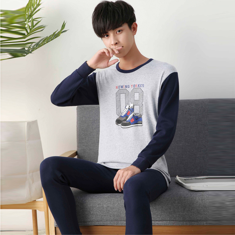 Niños y niñas de mediana edad y grandes niños y niñas conjunto de ropa interior estudiantes de secundaria adolescentes Niños y Niñas Ropa de otoño conjunto de pantalones largos