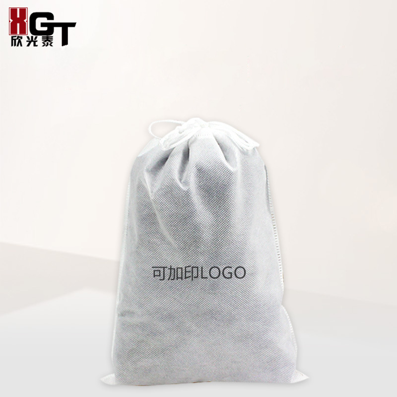 现货无纺布抽绳袋 环保无纺布束品袋 鞋子拉绳袋 广告宣传书包袋