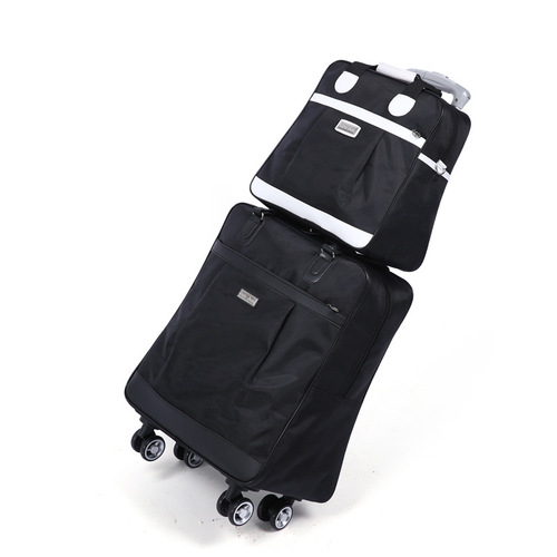 Universal wheel travel bag, men's and women's trolley bag, large-capacity handbag, boarding bag, lightweight luggage bag, short-distance mother-in-law bag
