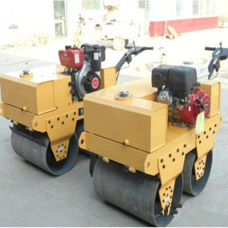 供应手扶式双钢轮压路机 转向手扶压路机价格 液压压路机