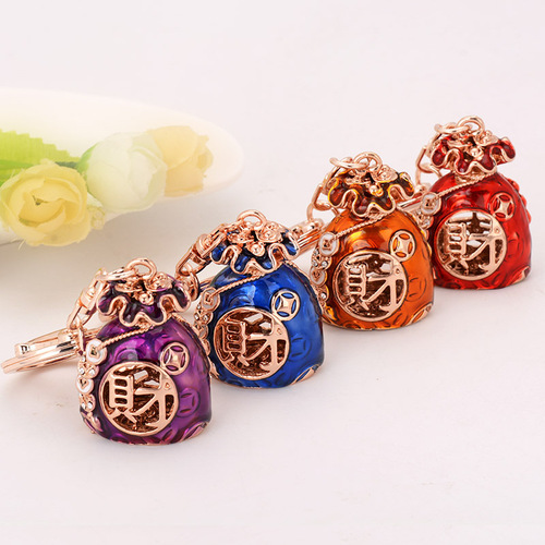 Fashionable small gifts, Chinese style new auspicious lucky bags, keychains, bag charms, pendants, lucky bags wholesale