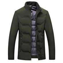 2025年冬季中老年商务男棉衣加厚款棉服男装保暖外套地摊货源批发
