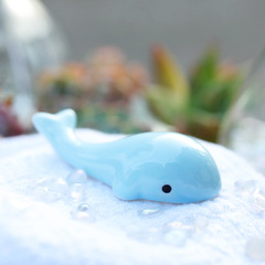 可愛海豚筷子架小鯨魚陶瓷筷托 日式廚房用具架籠創意家居筷架