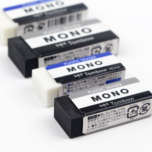 Japanese TOMBOW Dragonfly Eraser White/Black 20-40 pcs/box