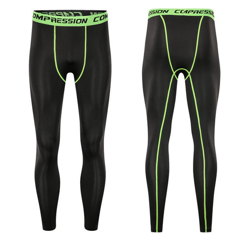 New Compression Men's Leggings Outdoor Cycling Moisture-Wicking Pants Men Sports Tight Pants Men Fitness Pants
