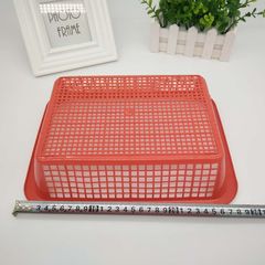 Plastic small square blue kitchen use plastic basket fruit basket vegetable basket storage turnover basket warehouse goods distribution square blue