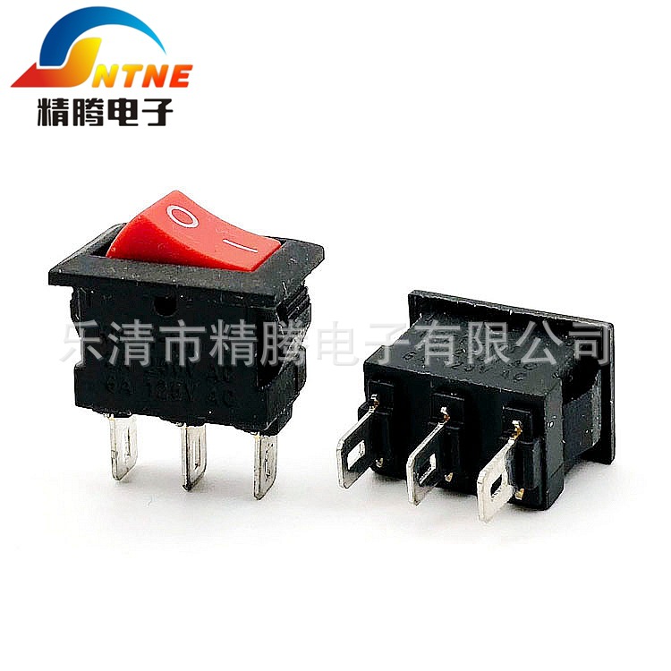 船型开关斜面10*15 15*21三脚三档3A250V铜脚KCD11-101电风扇开关