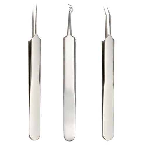 Golia stainless steel acne clip, acne needle, blackhead removal, acne tweezers, acne tweezers, acne tools