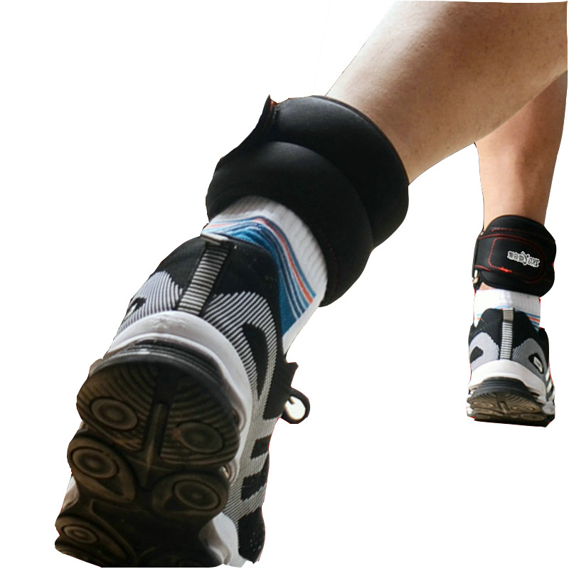 Bolsa de arena polainas equipo de soporte de peso Deportes entrenamiento de carrera ajuste invisible estudiantes masculinos y femeninos atados a mano pie bolsa de arena de hierro