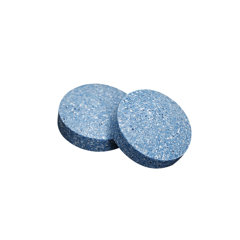 Glass concentrated effervescent tablets