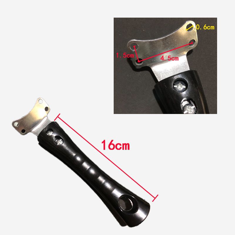 Pot handle for wok, universal wooden handle, three-hole and four-hole, thickened, various iron pot, rubber handle, pot handle, household kitchen accessories 