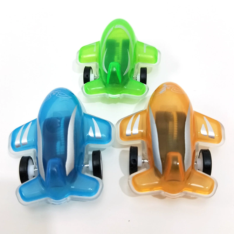 Детская маленькая игрушка мультфильм Прозрачный тянуть назад маленький самолет мини-автомобиль Детский Сад конфеты играть подарок трансграничный Эксклюзив