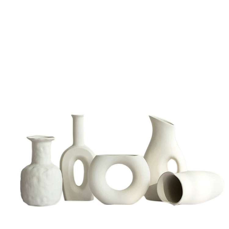 Ceramic fresh modern white decorations for living room, home decor