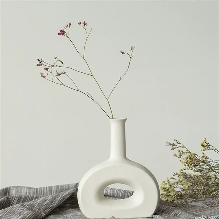 Ceramic fresh modern white decorations for living room, home decor