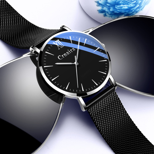 New Cross-border Watch for Men - Ultra-thin Quartz Watch with Multiple Functions, Waterproof - Original Manufacturer