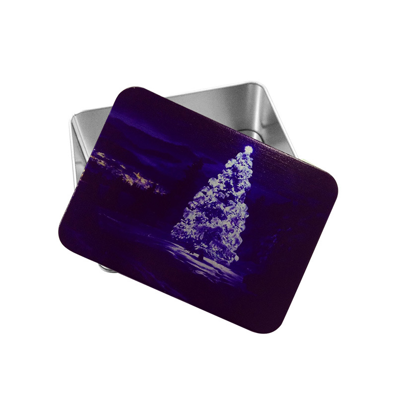 马口铁盒礼品包装铁盒批发 125*90*48饼干果冻盒丝印封面铁盒