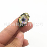 2.5cm 夜钓LED水下诱鱼器 发光灯鱼饵 诱电器假饵金属 集鱼灯