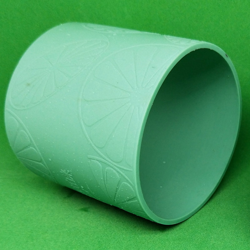 Cubierta de taza de silicona de vidrio resistente al calor antideslizante aislamiento térmico taza de té cubierta protectora